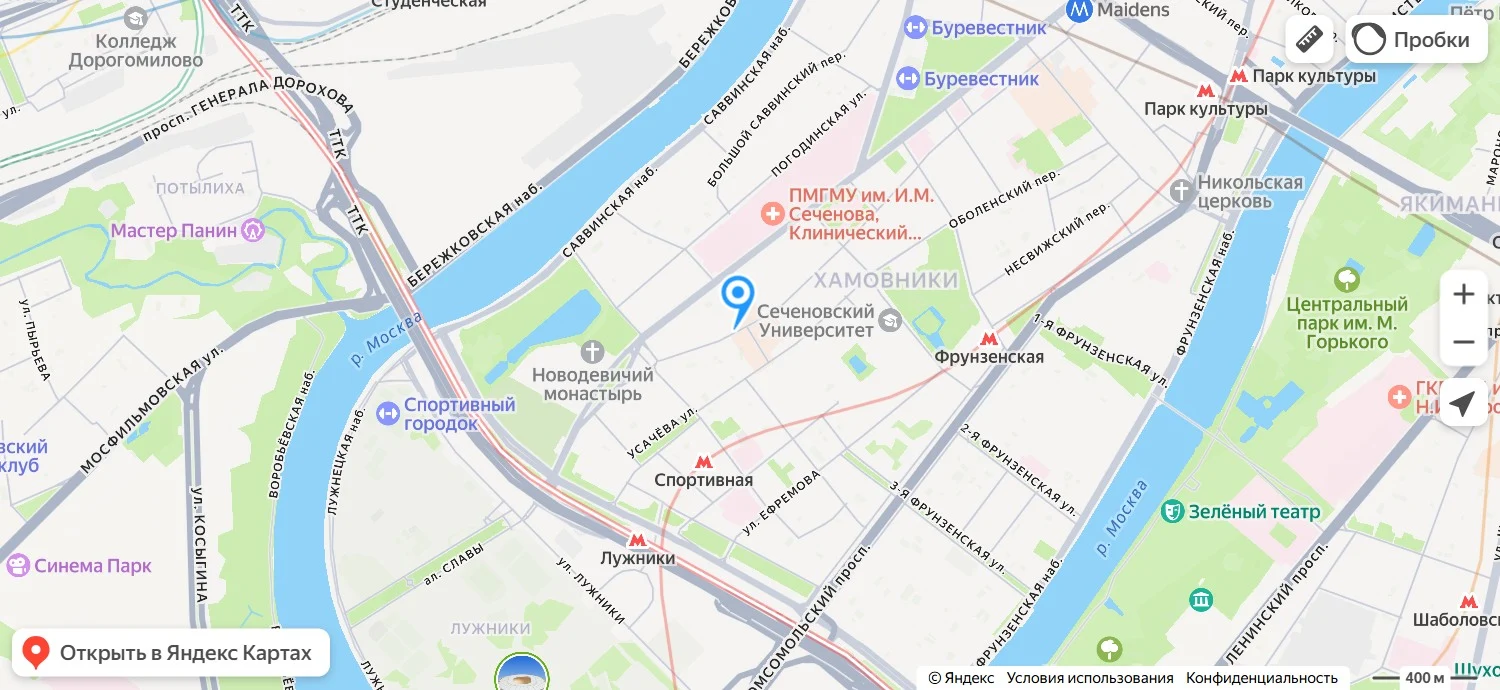 Схема проезда