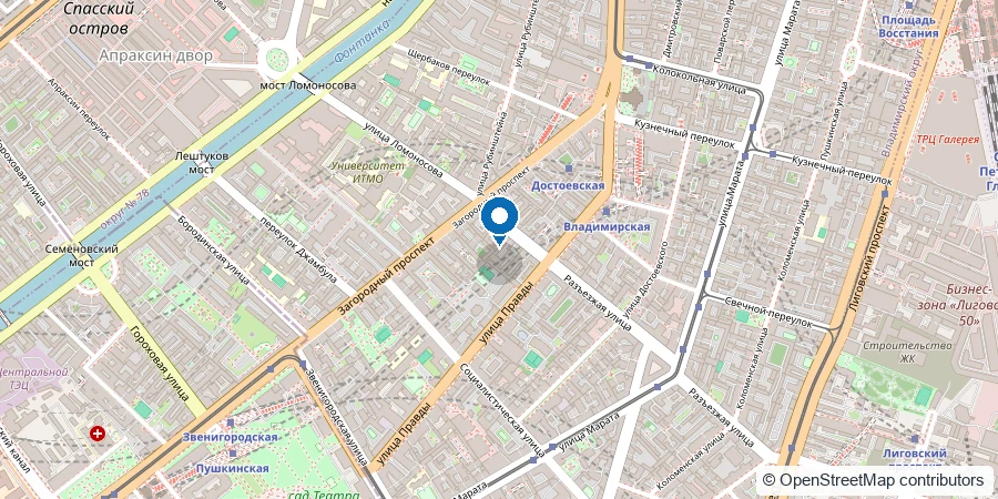 Схема проезда к лаборатории DATARC