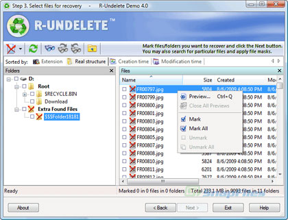 Программа восстановления файлов R-Undelete