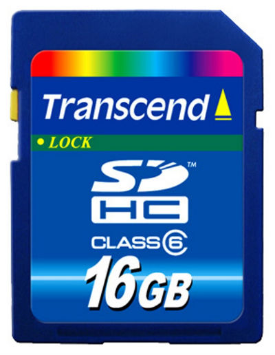 Карта памяти Transcend SD HC Class 6 16 Gb