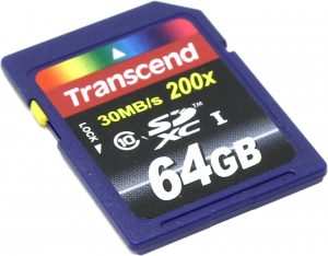 Карта памяти Transcend 200X SD