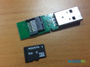 Поддельная флешка с microsd внутри