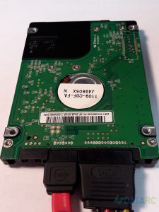 Модель hdd неизвестна (отсутствует наклейка)