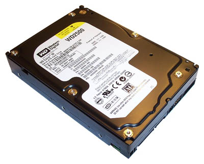 Восстановление данных Western Digital WD2500KS