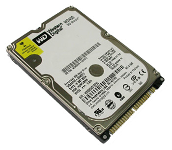 Восстановление данных Western Digital WD400VE