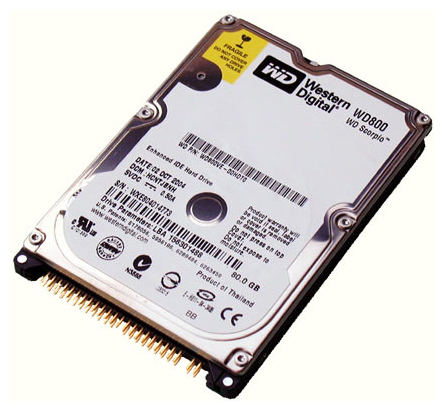 Восстановление данных Western Digital WD800VE