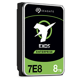 Официальное изображение линейки Seagate Exos 7E8; модель этой страницы — ST8000NM0105.