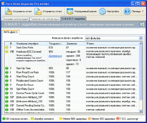 данные смарт в hard disk inspector 