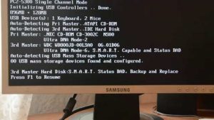 Статус Bad S.M.A.R.T. в BIOS - замените диск