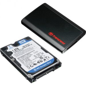 Western Digital 1TB Transcend storejet 25p