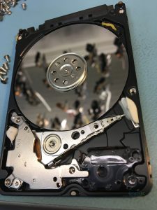 Восстановление данных  с диска WD5000LPLX после пожара