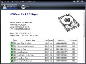 smart атрибуты диска в hddscan