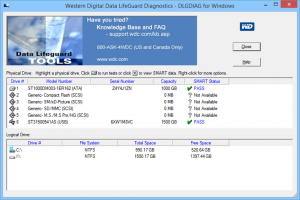 утилиты для проверки диска Western Digital Data Lifeguard Diagnostic