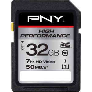 PNY Technologies 32GB High Performance SDHC Class 10 Memory Card
