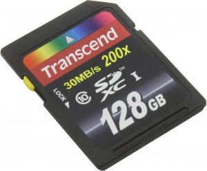 SD карта Transcend Premium 200X TS128GSDXC10 128 Гб Class 10
