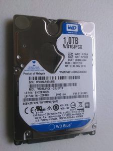 Жесткий диск WD Blue 1TB WD10JPCX-24UE4T0