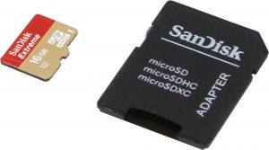 MicroSDHC карта SanDisk Extreme SDSDQX-016G-U46A 16 Гб