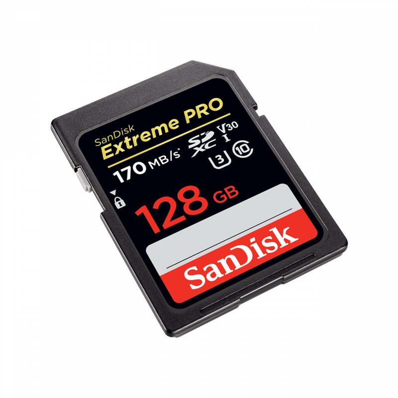 Карта памяти SD SanDisk Extreme PRO 128 Gb