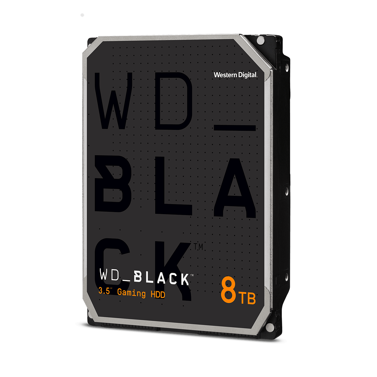 Официальное изображение Western Digital WD_BLACKu2122 Gaming Hard Drive - 8TB; модель страницы — WD8002FZBX.