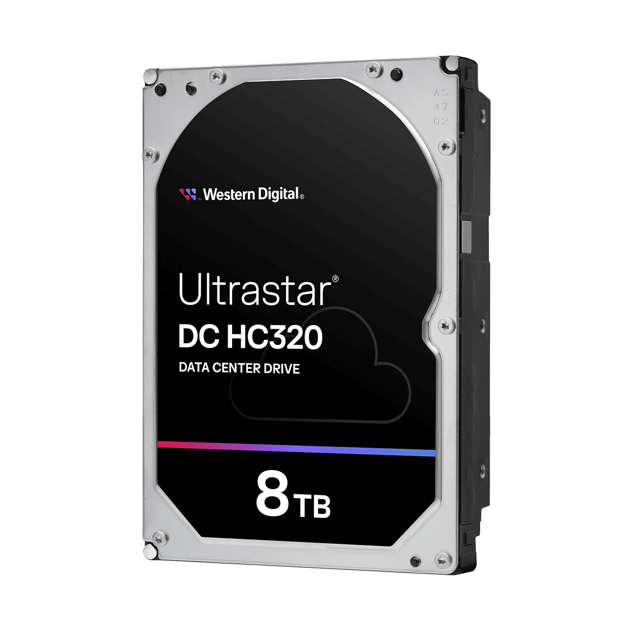 Официальное изображение Western Digital Ultrastaru00AE DC HC320 - 8TB; модель страницы — HUS728T8TAL5205.