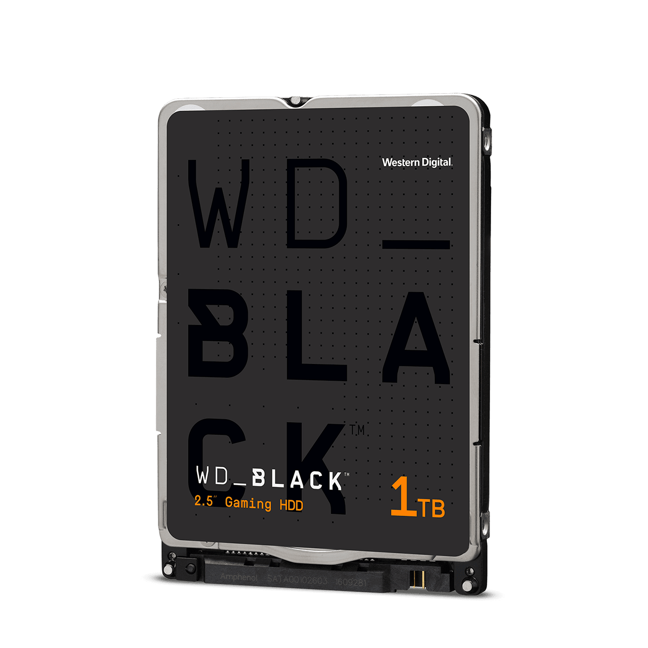 Официальное изображение Western Digital WD Blacku2122 1TB 2.5-inch Performance Hard Drive; модель страницы — WD10SPSX.