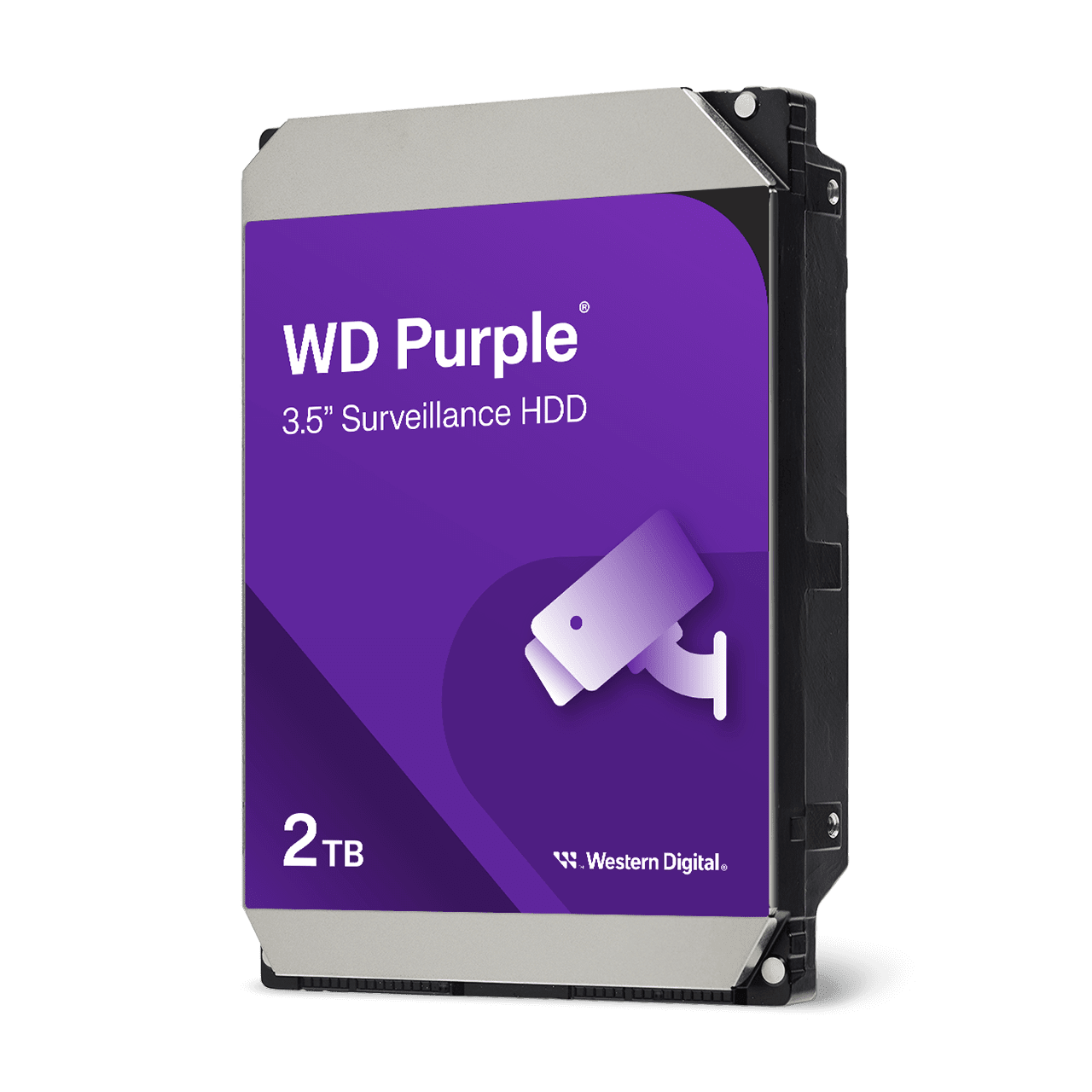 Официальное изображение Western Digital WD Purpleu2122 Surveillance Hard Drive - 2TB; модель страницы — WD23PURZ.