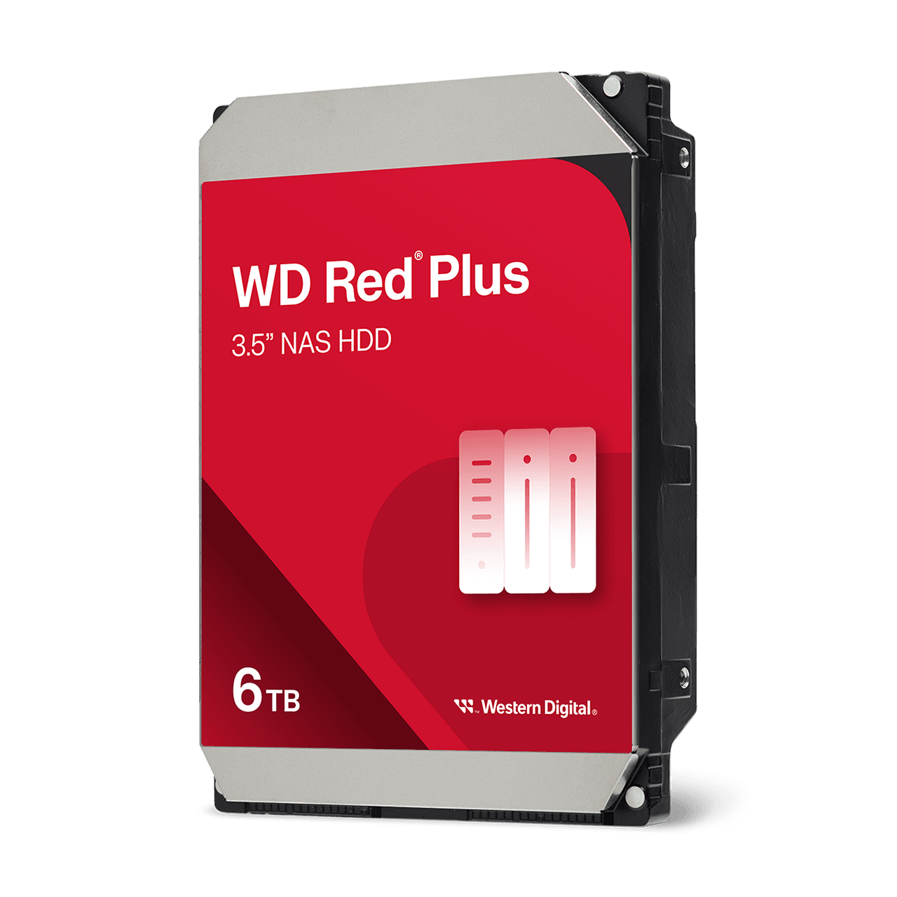 Официальное изображение Western Digital WD Redu2122 Plus - 6TB; модель страницы — WD60EFPX.